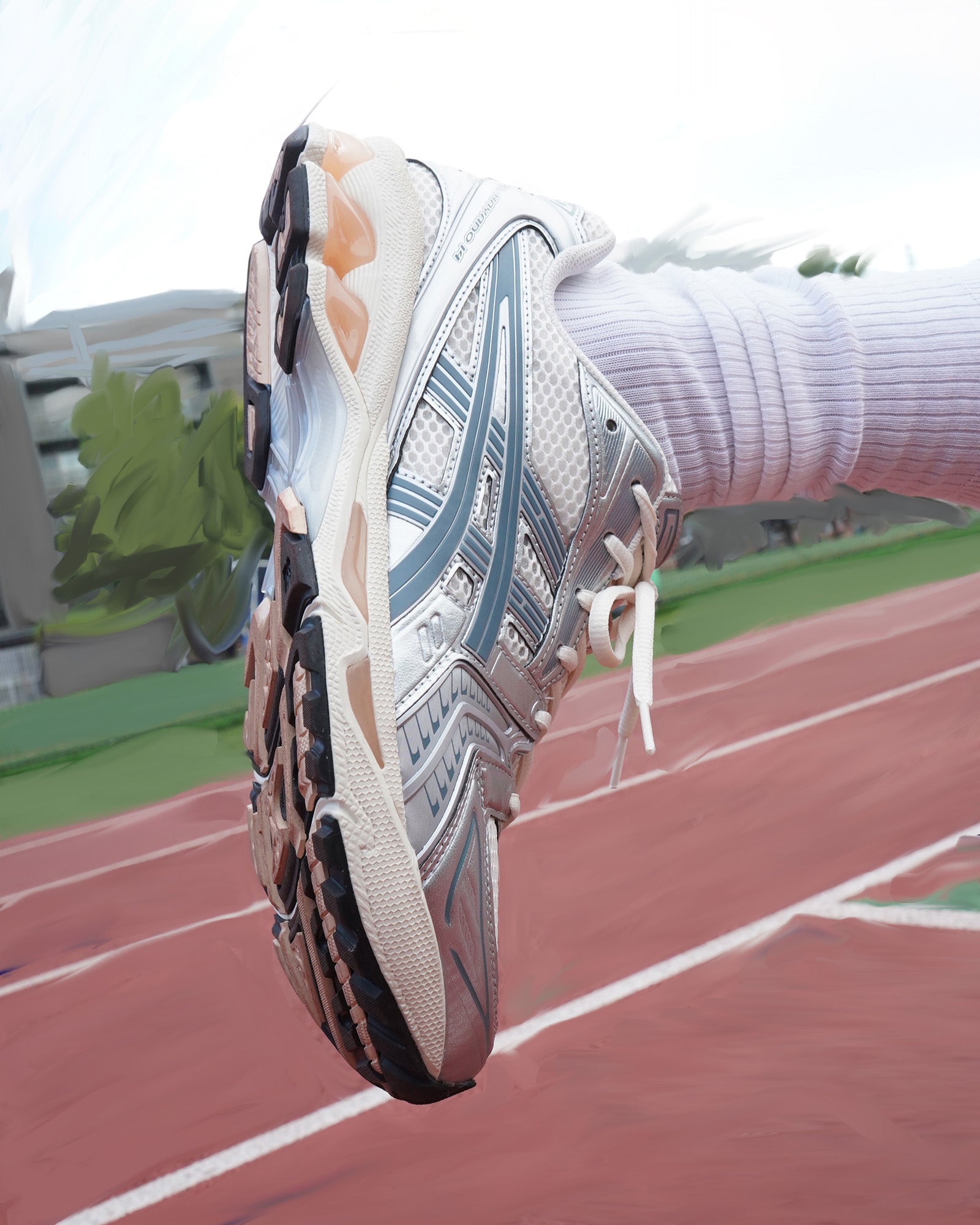 GEL-KAYANO 14- (CREAM / IRONCLAD) – MANHOLE ONLINE STORE