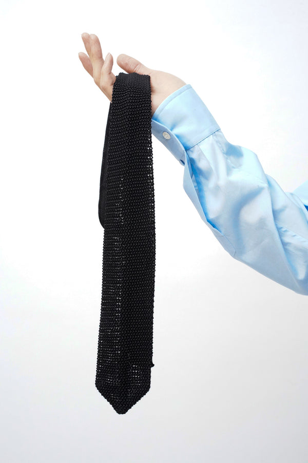 Pointed Knit Tie