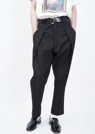 -ONE IN TUCK JODHPURS PANTS- [BLACK]