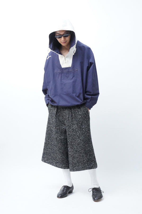 80's "J.CREW" -Bi-color Cotton Anorak Parka-