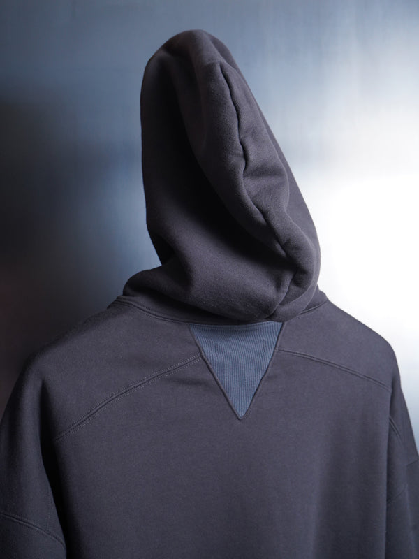 -"RHEA" PULLOVER HOODIE IN SUVIN COTTON-