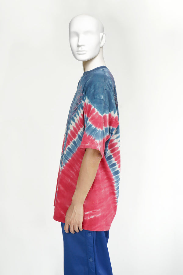 90's "LIQUID BLUE" -"BOSTON RED SOCKS" Allover Printed S/S Tee-