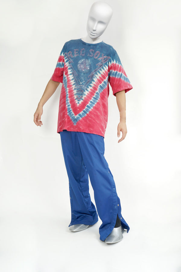90's "LIQUID BLUE" -"BOSTON RED SOCKS" Allover Printed S/S Tee-