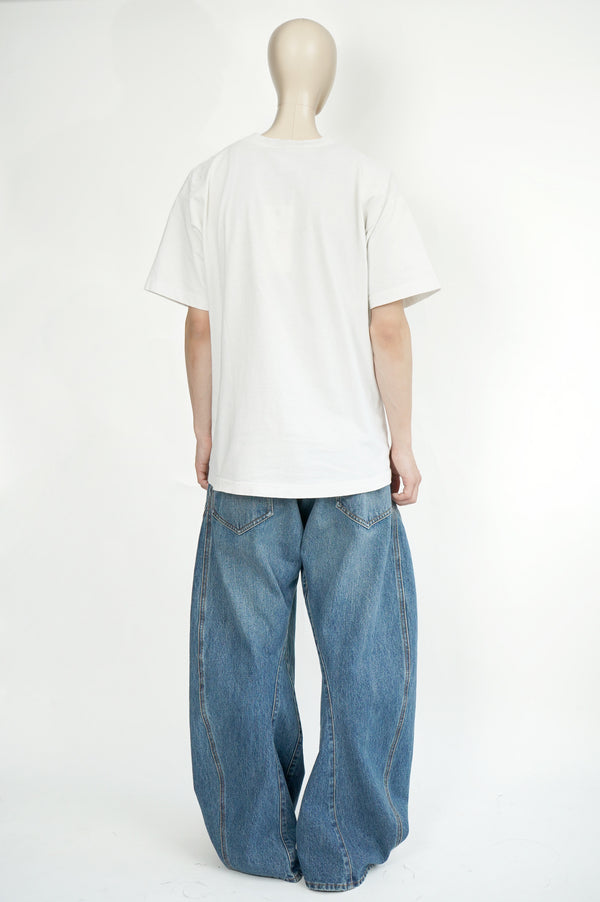 90's "FRUIT OF THE LOOM" -"ELEPHANT MAN" Movie Printed S/S Tee-