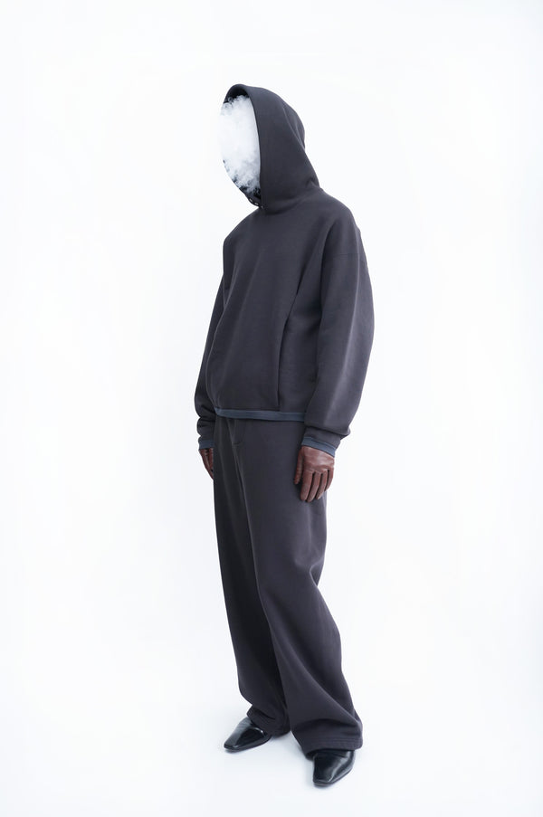 -"RHEA" PULLOVER HOODIE IN SUVIN COTTON-