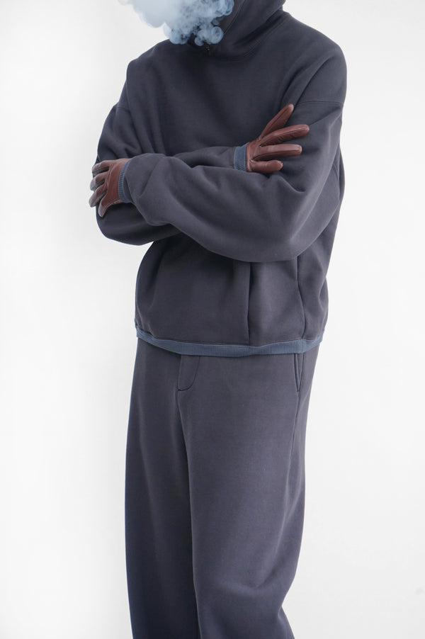-"RHEA" PULLOVER HOODIE IN SUVIN COTTON-