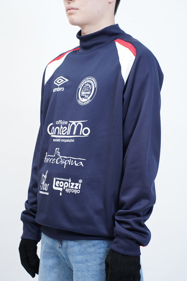 "umbro" -Mock Neck L/S Game Tee-