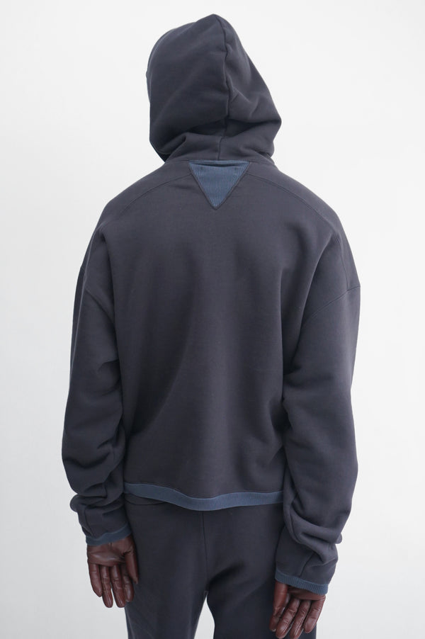 -"RHEA" PULLOVER HOODIE IN SUVIN COTTON-