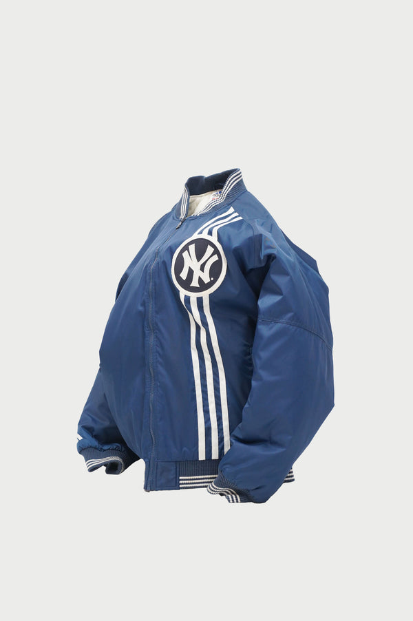 90's "adidas" -"NEW YORK YANKEES" Padded Studium Jacket-