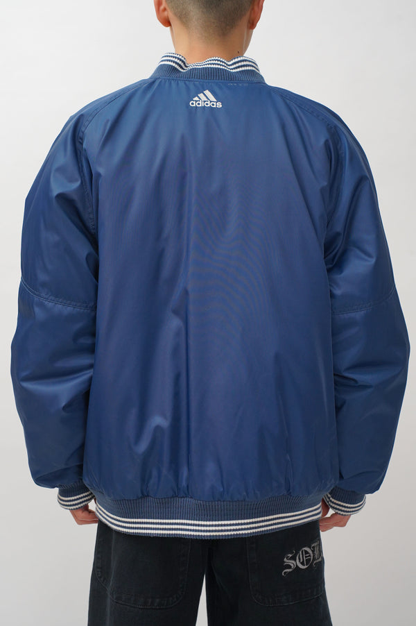 90's "adidas" -"NEW YORK YANKEES" Padded Studium Jacket-