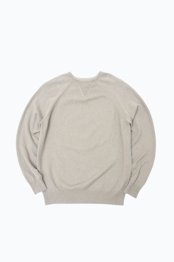 90's "MCCULLEY'S" -Front V Cashmere C/N Knit Sweater-