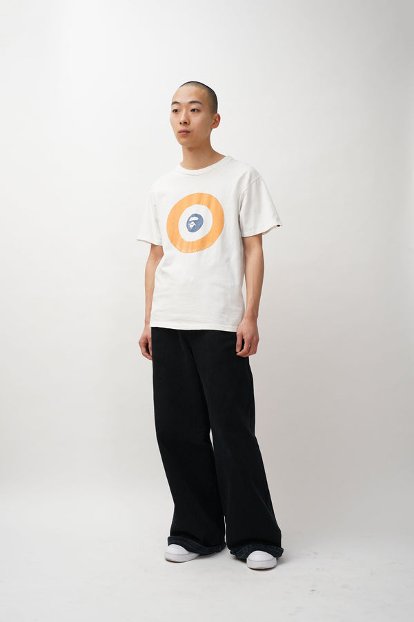 90's "A BATHING APE" -Logo Printed S/S Tee-