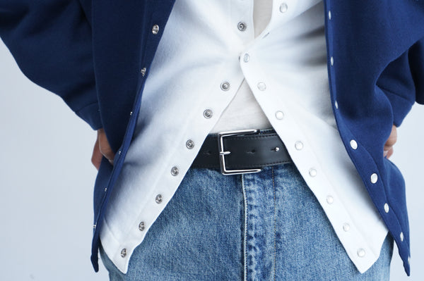 -"LINEA" STUDDED BELT-