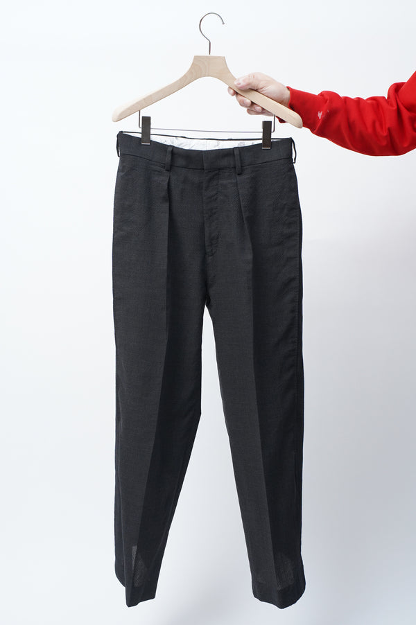 T.SCHENKER -Flying V Mélange Herringbone Trousers-