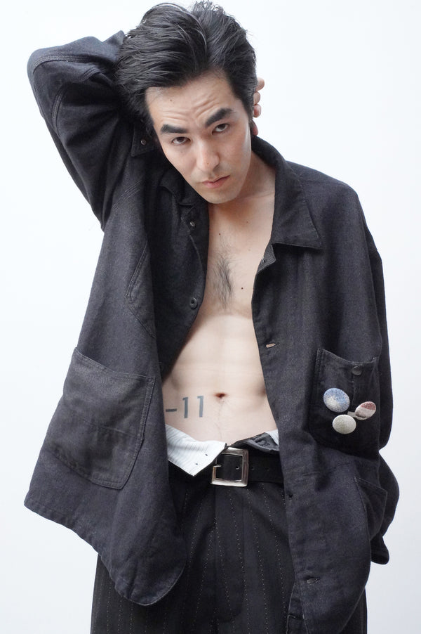 [MANHOLE EDITION] MADDERS -Stole Denim Coverall-