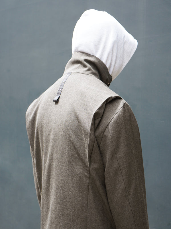 -"IDRIS" M-65 JACKET IN WORSTED WOOL-