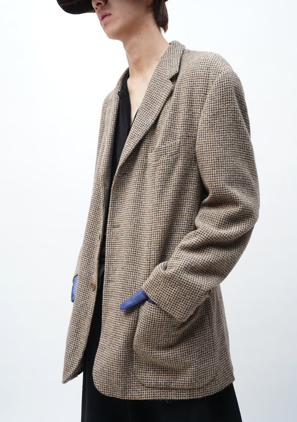 90's "EMPORIO ARMANI” -Tweed 3B Jacket-