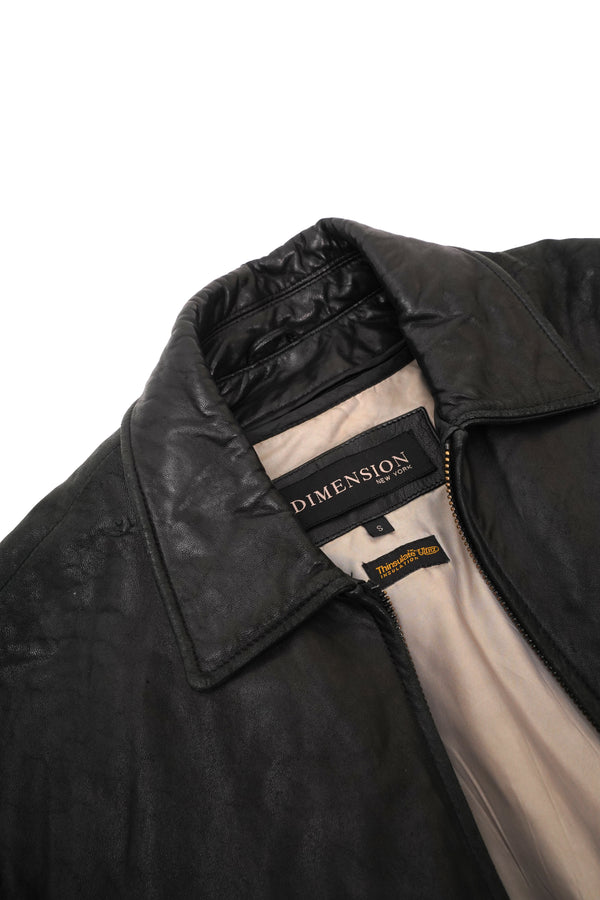 "DIMENSION NEW YORK" -Leather Blouson-