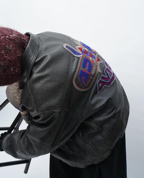 90's "AVILEX” -Leather Jacket-