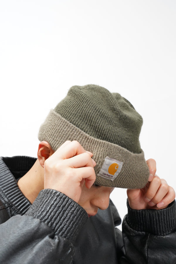 "carhartt" -Bi-Color Acrylic Knit Beanie-