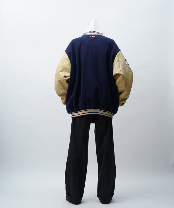 90's "MAJESTICS” -New york Yankees Wool Stadium Jacket-