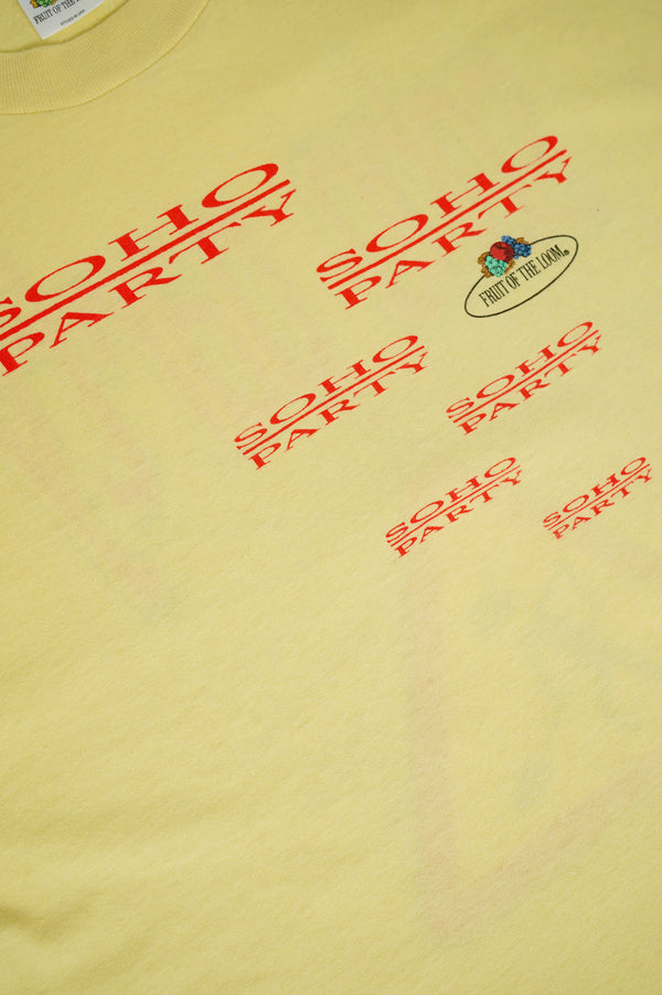 90`s "FRUIT OF THE LOOM" -Soho Party S/S Tee-