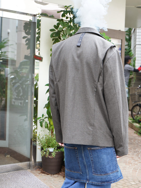 -"IDRIS" M-65 JACKET IN WORSTED WOOL-