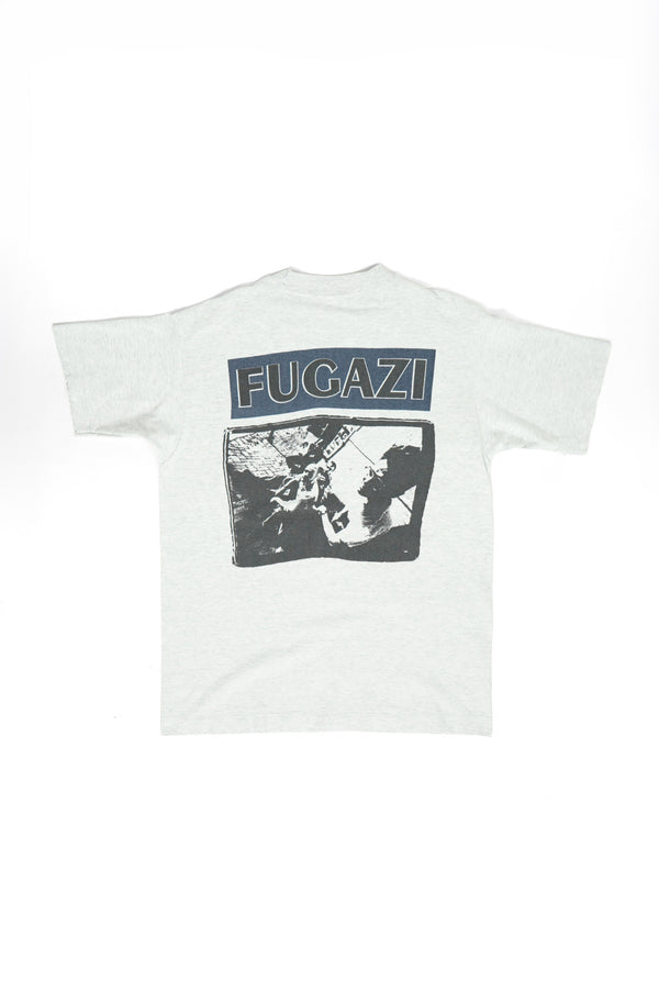 90's "FRUIT OF THE LOOM" -"FUGAZI" Band Printed S/S Tee-