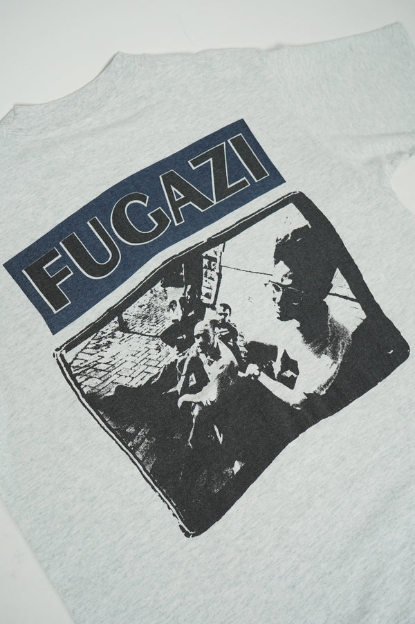 90's "FRUIT OF THE LOOM" -"FUGAZI" Band Printed S/S Tee-