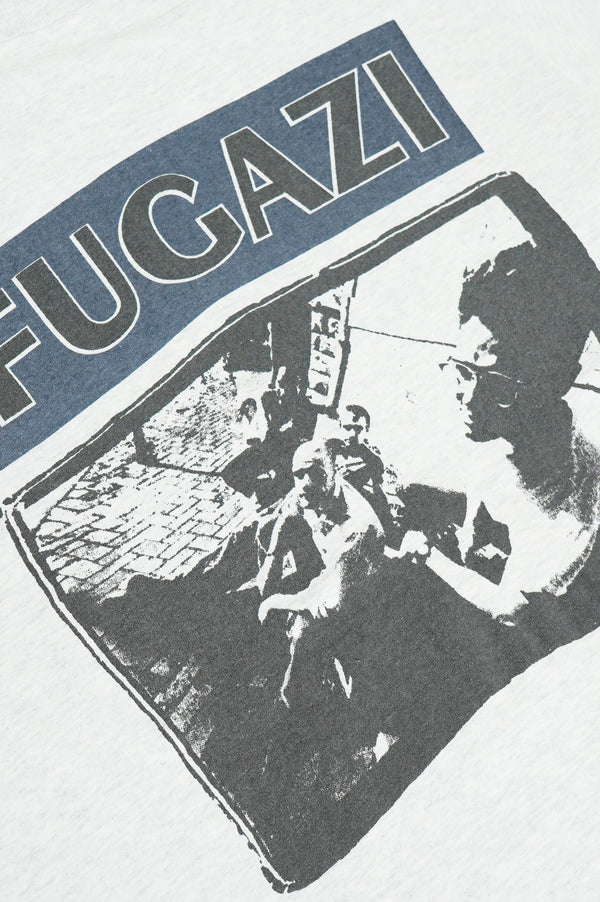 90's "FRUIT OF THE LOOM" -"FUGAZI" Band Printed S/S Tee-