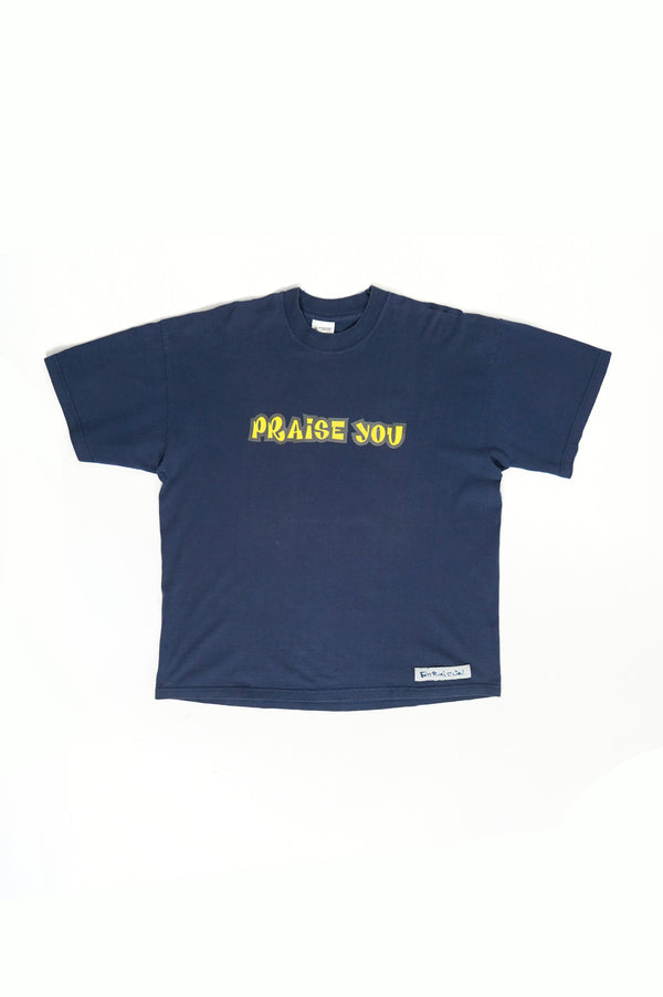 90'S  "SCREEN STARS" -"FATBOY SLIM-PRAISE YOU" Printed S/S Tee-