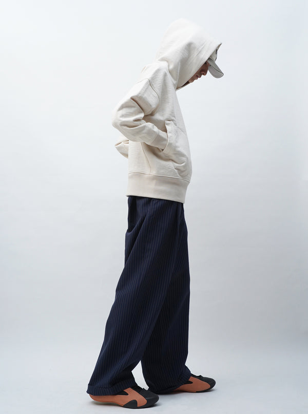 80's "SMASH" -Stripe Wide Poly Slacks-