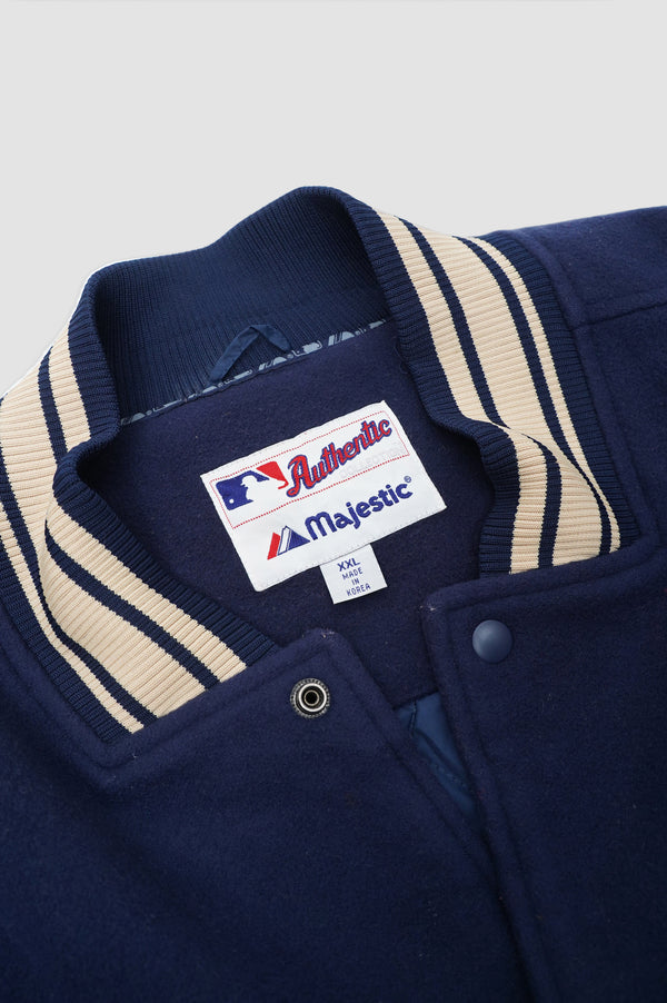 90's "MAJESTICS” -New york Yankees Wool Stadium Jacket-