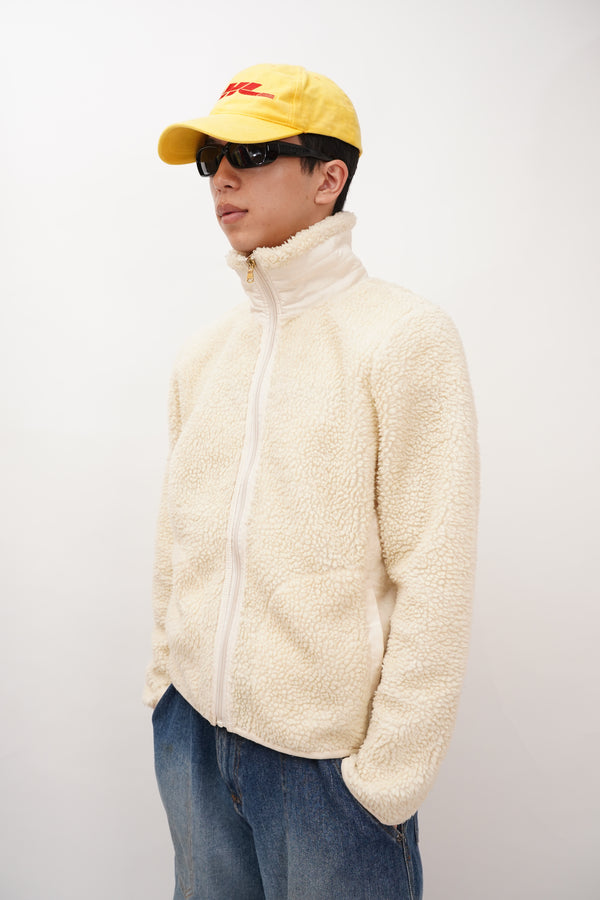 "L-RL RALPH LAUREN" -Boa Fleece Zip-Up Jacket-