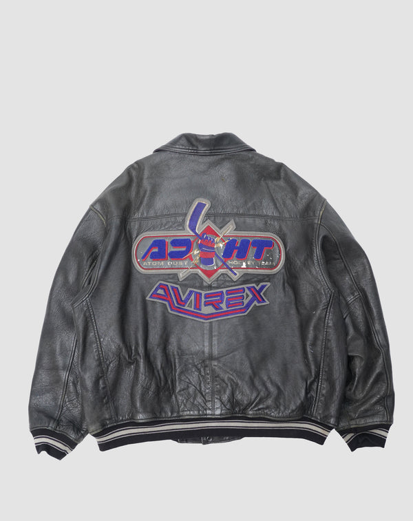 90's "AVILEX” -Leather Jacket-