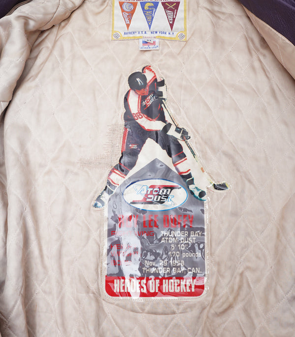 90's "AVILEX” -Leather Jacket-