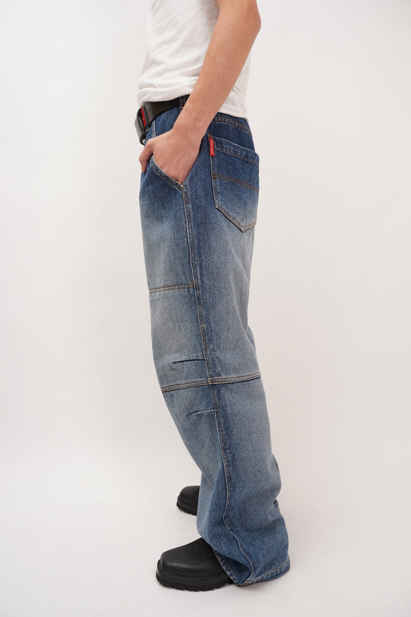 "wear first" -Straight Denim Pants-