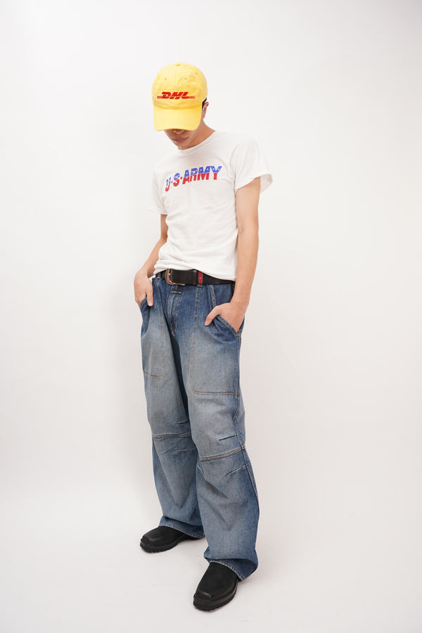 "wear first" -Straight Denim Pants-