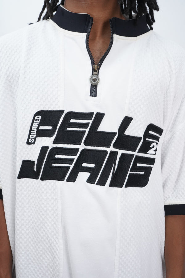 "PELLE PELLE" -Cotton H/Z Game Shirt-