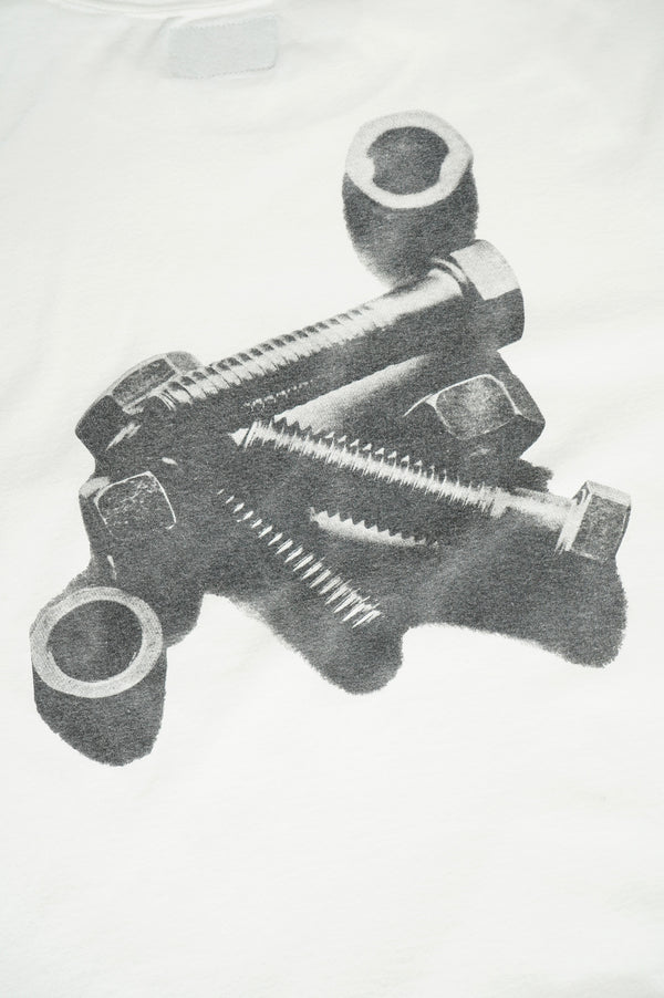 90's "ARMANI JEANS" -"JUNK" Logo Printed S/S Tee-