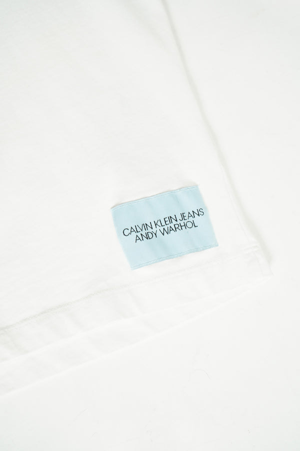 "CALVIN KLEIN JEANS" -"ANDY WARHOL"Printed L/S Tee-