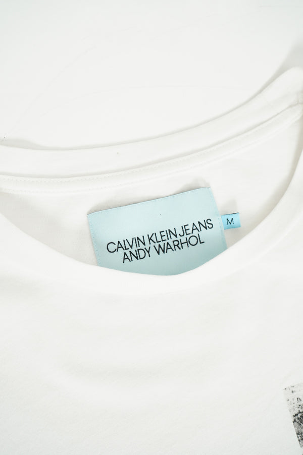 "CALVIN KLEIN JEANS" -"ANDY WARHOL"Printed L/S Tee-