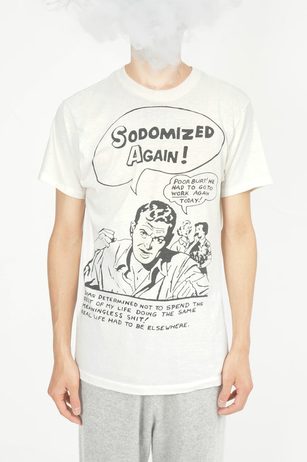 80's "UNKNOWN" -"American Pop-Art" Printed S/S Tee-