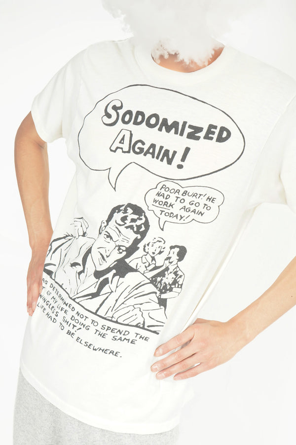 80's "UNKNOWN" -"American Pop-Art" Printed S/S Tee-