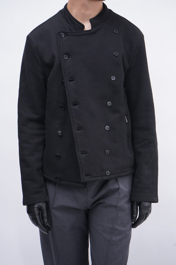 90's "agnès b." -Double Breasted Sweat Jacket-