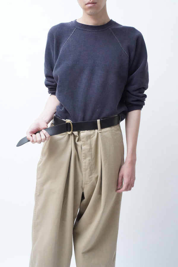 ALBARN -Distressed Resized Chino Trousers-