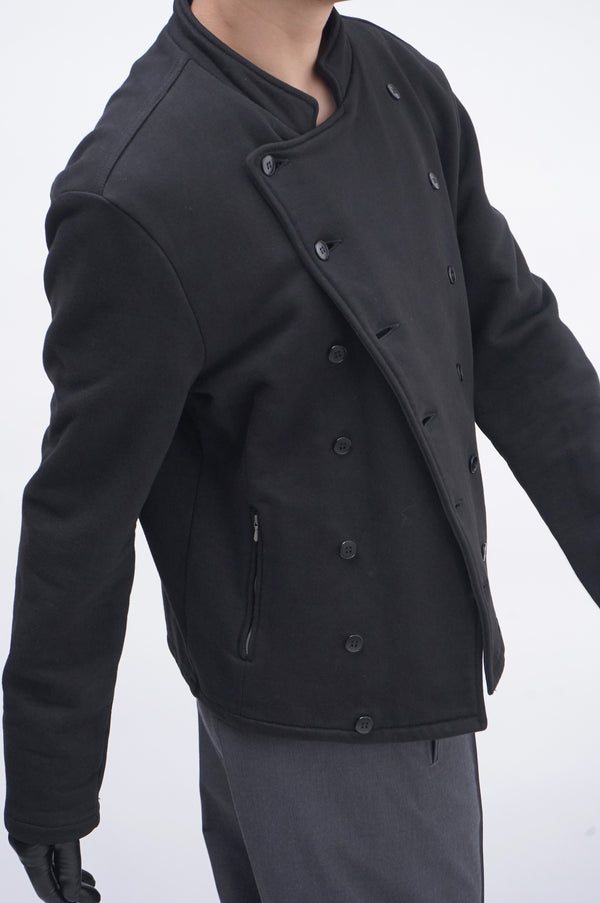 90's "agnès b." -Double Breasted Sweat Jacket-