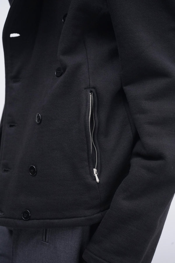 90's "agnès b." -Double Breasted Sweat Jacket-