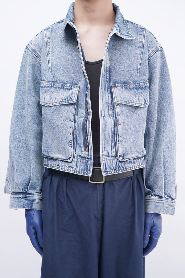 "Calvin Klein Jeans" -Denim Zip Jacket-