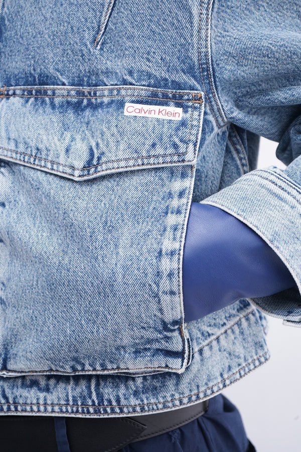 "Calvin Klein Jeans" -Denim Zip Jacket-
